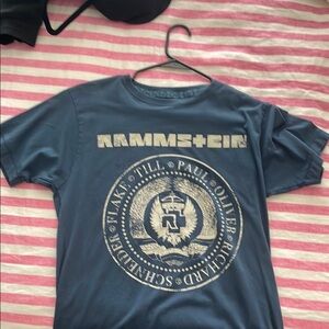 Signed Rammstein 2012 T shirt